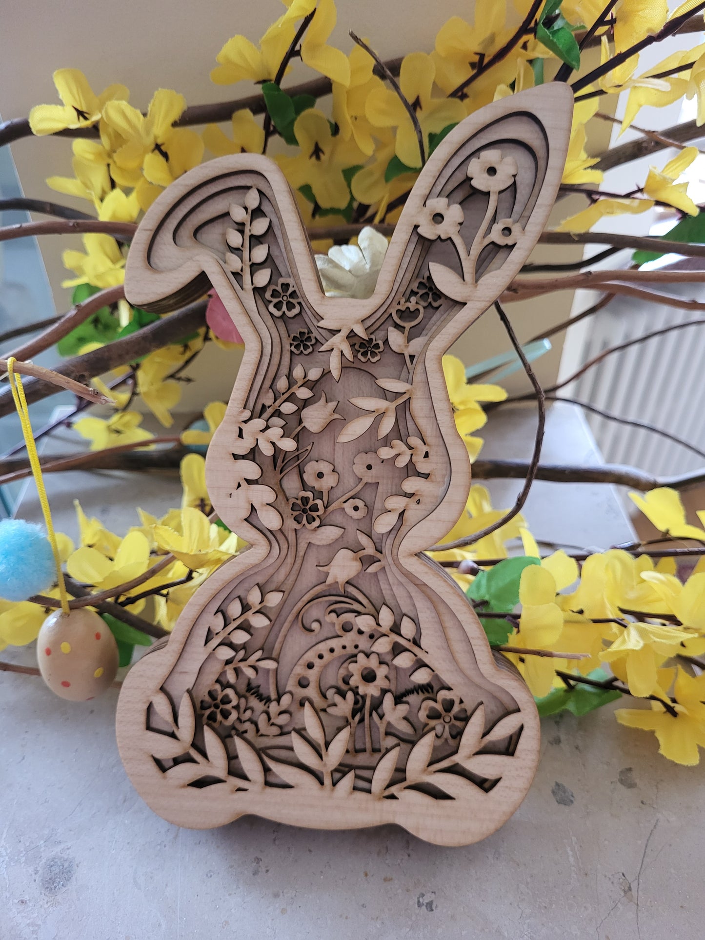 Grand lapin de Pâques 6 épaisseurs