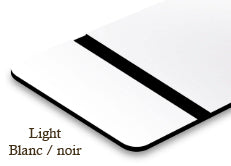 Signalétique lights Blanc/noir