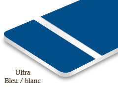Signalétique ultra Bleu / blanc