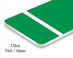 Signalétique ultra Vert/blanc