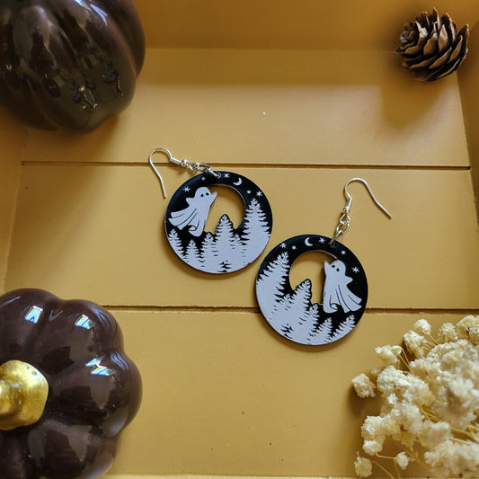 Boucles d'oreilles Fantôme