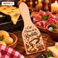 Lot de 6 spatules à raclette – Motifs au choix