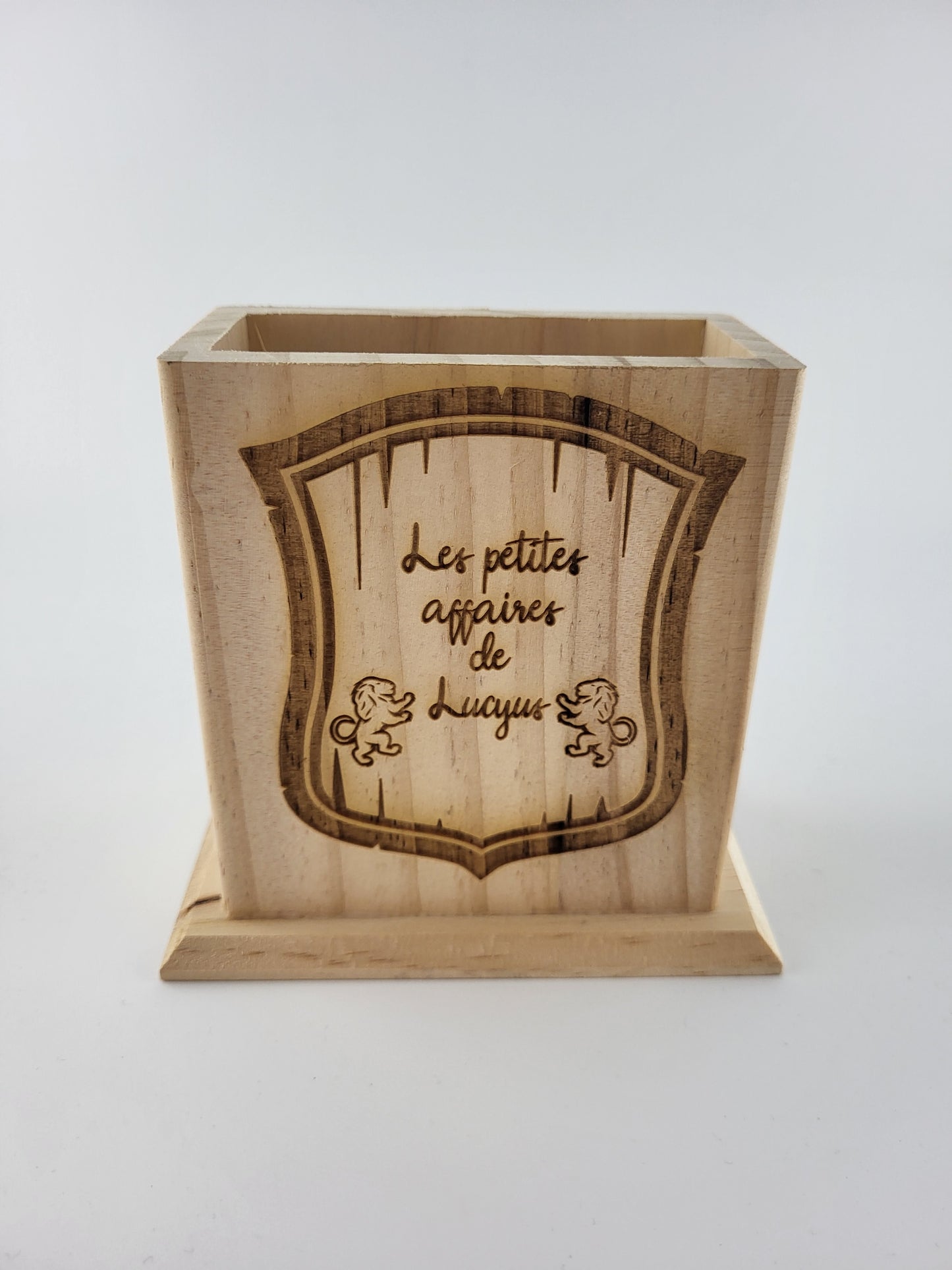 Porte crayons en pin