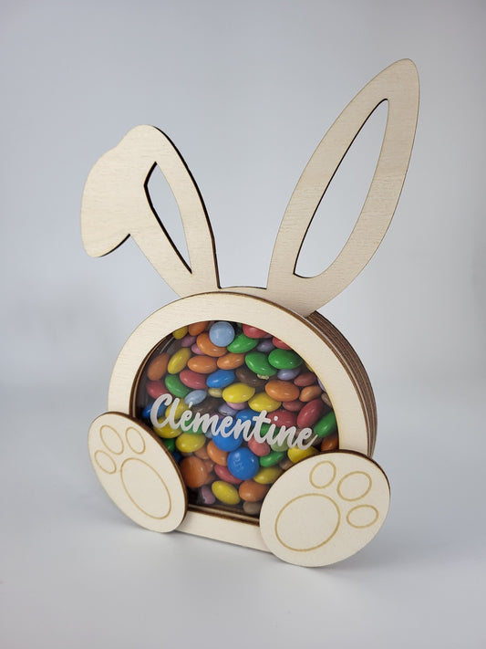 Lapin gourmand porte friandises
