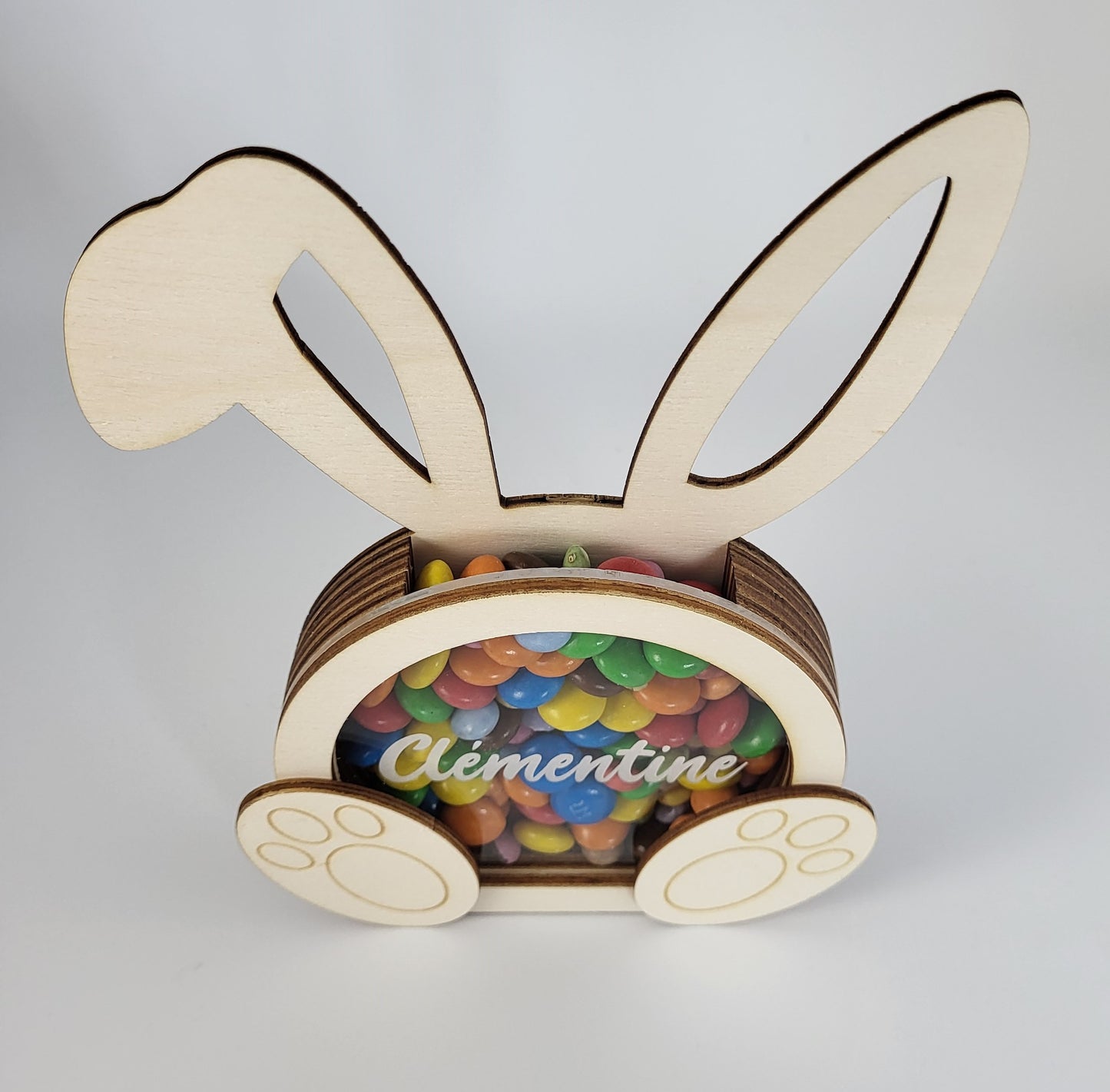 Lapin gourmand porte friandises
