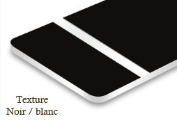 Signalétique textures Noir/blanc